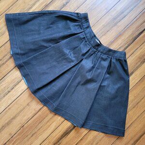 VGUC BCBG denim dark grey / wet asphalt skirt, size 4